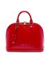 Louis Vuitton 100% Leather Red Monogram Vernis Alma PM One size - photo 1