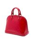 Louis Vuitton 100% Leather Red Monogram Vernis Alma PM One size - photo 3