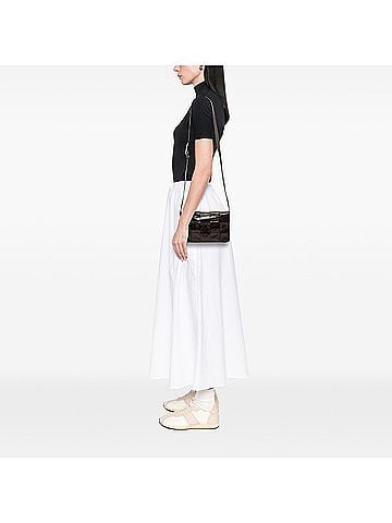 Bottega Veneta Paper Calfskin Intrecciato Cassette Crossbody (view 2)
