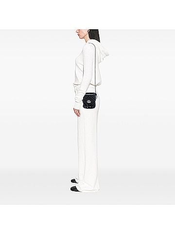 Gucci Small GG Marmont Sequined Diagonal Matelasse Calfskin Bucket Bag (view 2)