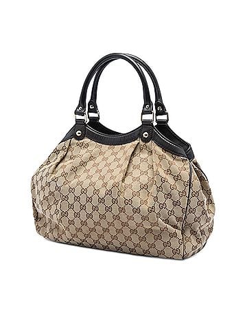Gucci Medium GG Canvas Sukey Tote (view 2)