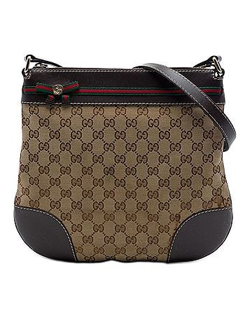 Gucci GG Canvas Web Mayfair Crossbody (view 1)