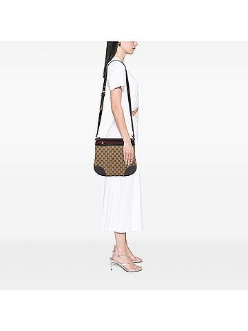Gucci GG Canvas Web Mayfair Crossbody (view 2)