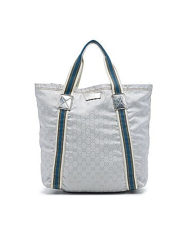 Gucci GG Canvas Web Tote (view 1)