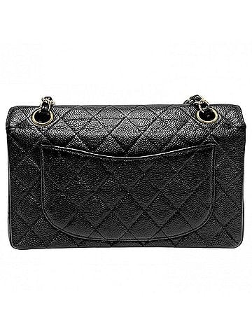 Chanel Chanel Matelassé 23 Shoulder Bag for Women, Chain Shoulder, Double Flap, Chain, Caviar Leather, Black, Gold Hardware (view 2)