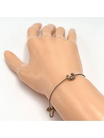 Chanel Chanel Matelassé Coco Crush Bracelet for Women, Adjustable, 18K Gold (750), Approx. 2.3g (view 2)