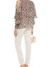Maje Floral Multi Color Long Sleeve Blouse Size L - photo 3