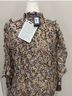 Maje Floral Multi Color Long Sleeve Blouse Size L - photo 7