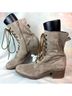Celtic & co. 100% Suede Tan Boots Size 10 - photo 3