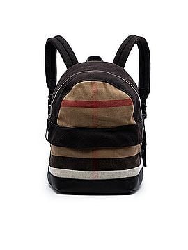 Burberry Mega Check Canvas Tiller Backpack (view 1)