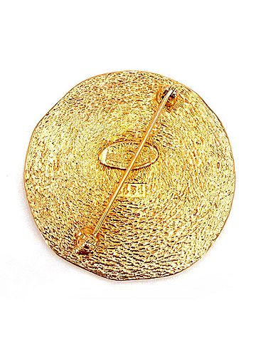 Chanel Chanel Brooch for Women, 31 RUE CAMBON, Vintage Accessory, GP Gold, Approx. 22.9g (view 2)