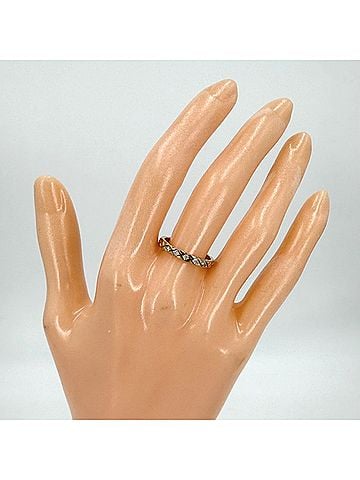 Chanel Chanel Women's Coco Crush Ring Mini 5P Diamond Jewelry Accessory 18K Pink Gold Au750 CHANEL K18 Approx. 2.8g (view 2)