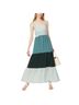 Slate & Willow 100% Polyester 100% Polyester Color Block Blue Green Casual Dress Size S - photo 1