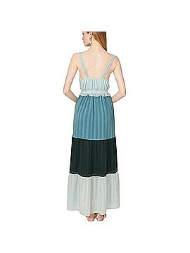 Slate & Willow Blue Tiered Dress Casual Dress (view 2)