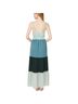 Slate & Willow 100% Polyester 100% Polyester Color Block Blue Green Casual Dress Size S - photo 2