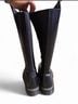 Dr. Martens Black Yellow Boots Size 8 - photo 4