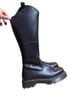 Dr. Martens Black Yellow Boots Size 8 - photo 1