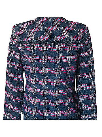 Trina Turk Collarless Tweed Blazer Blazer (view 2)