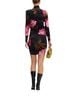 Gestuz Floral Black Pink Yellow Cocktail Dress Size M - photo 2