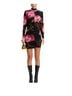 Gestuz Floral Black Pink Yellow Cocktail Dress Size M - photo 3