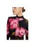 Gestuz Floral Black Pink Yellow Cocktail Dress Size M - photo 1