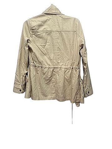 Harper Light Cream Utility Drawstring Open Jacket Jacket (view 2)