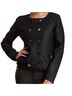 Vertigo Paris 55% Polyurethane 45% Viscose 100% Polyester Black Jacket Size M - photo 1