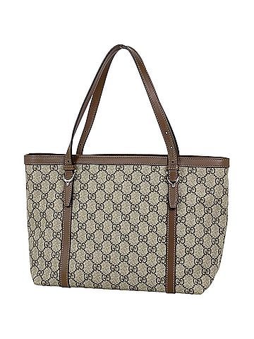 Gucci Gucci GG pattern tote bag, coated canvas, beige/brown, 336776, women's. (view 1)
