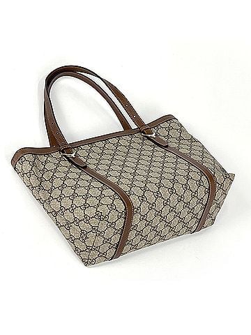 Gucci Gucci GG pattern tote bag, coated canvas, beige/brown, 336776, women's. (view 2)