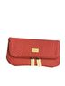 Cornelia Guest 100% Leather Solid Red Pink Clutch One size - photo 1