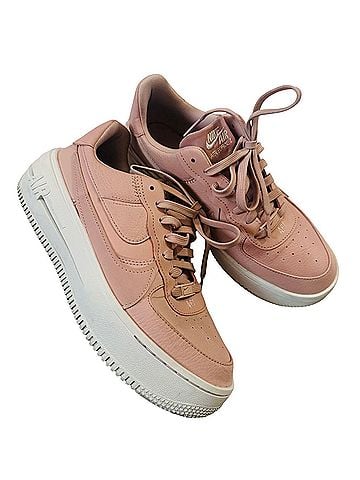 Nike Nike Air Force 1 PLT.AF.ORM Pink Oxford Sneakers (view 1)