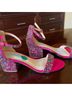Betsey Johnson Multi Color Sandals Size 7 1/2 - photo 5
