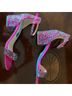 Betsey Johnson Multi Color Sandals Size 7 1/2 - photo 4