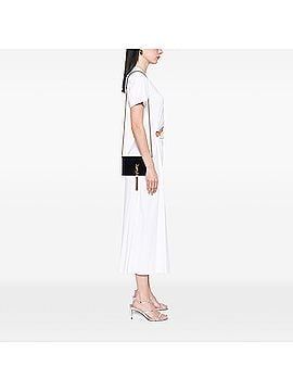 Saint Laurent Embroidered Satin Monogram Kate Tassel Wallet on Chain (view 2)