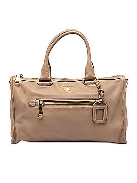 Prada Vitello Daino Zip Top Satchel (view 1)