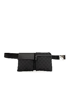 Gucci GG Canvas Double Pocket Belt Bag (view 1)