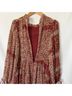 Aura Paisley Red Casual Dress Size S - photo 12