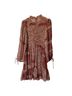 Aura Paisley Red Casual Dress Size S - photo 2