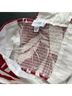 Lucy Paris Print Red White Tank Top Size M - photo 6