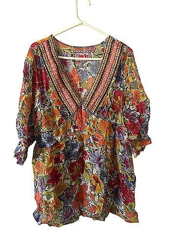 Johnny Was 3/4 Sleeve Blouse (view 1)