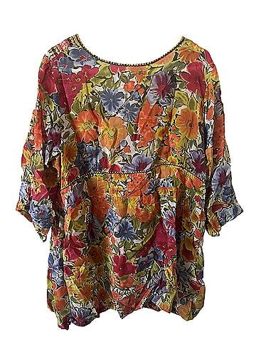 Johnny Was 3/4 Sleeve Blouse (view 2)