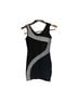 Guess Solid Black White Cocktail Dress Size S - photo 1