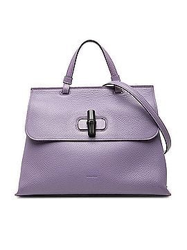 Gucci Medium Calfskin Bamboo Daily Satchel (view 1)