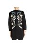 Maje Floral Black Green Cardigan Size S - photo 5
