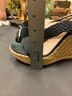 Stuart Weitzman Black Tan Wedges Size 8 - photo 10