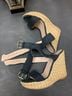 Stuart Weitzman Black Tan Wedges Size 8 - photo 11