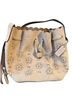Coach 100% Suede Floral Tan Leather Bucket Bag One size - photo 2