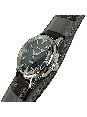 Seiko SEIKO Prospex Alpinist Reissue Design Watch, Limited Edition of 1959 Pieces, 6L35-00E0 SJE085, Black Dial, Stainless Steel, Leather Strap, Men's Watch (view 2)
