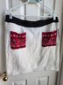 No Boundaries Fair Isle White Red Casual Skirt Size L - photo 3