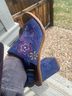 See By Chloé Blue Red Sandals Size 7 1/2 - photo 6